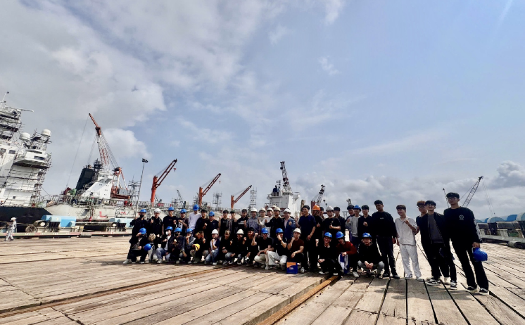 Cohort 76 Students in Ship Mechanical Engineering Technology and Offshore Structures Visit Nosco Shipyard for Practical Experience