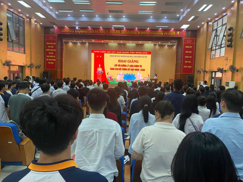 Opening Ceremony of the Political Theory Training Course for Prospective Party Members – Class K38A