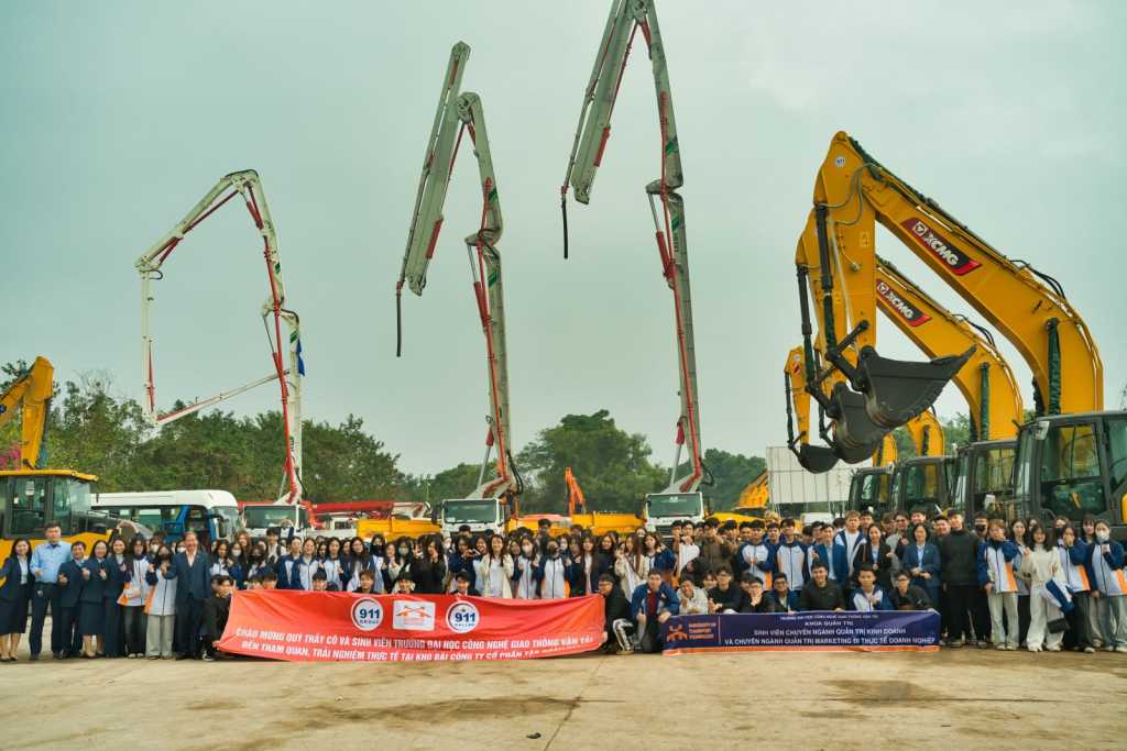 UTT Students Gain Practical Experience at 911 Group and XCMG Vietnam
