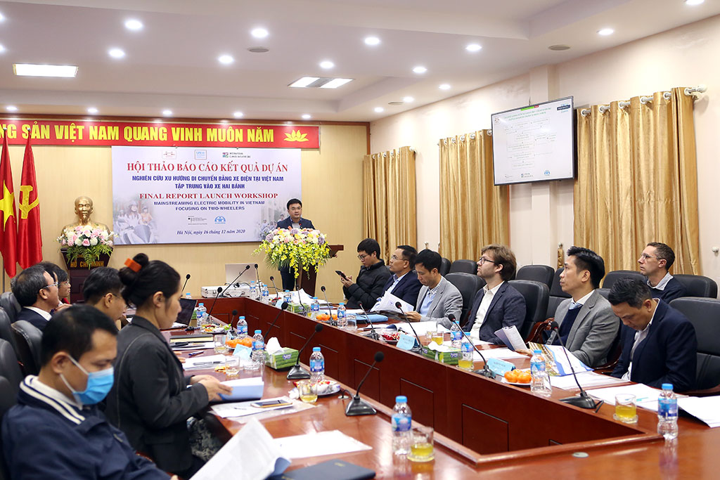 Hội thảo báo cáo kết quả dự án Xu hướng di chuyển bằng xe điện, tập trung vào xe 2 bánh tại Việt Nam